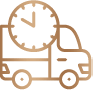 DHL fast delivery icon