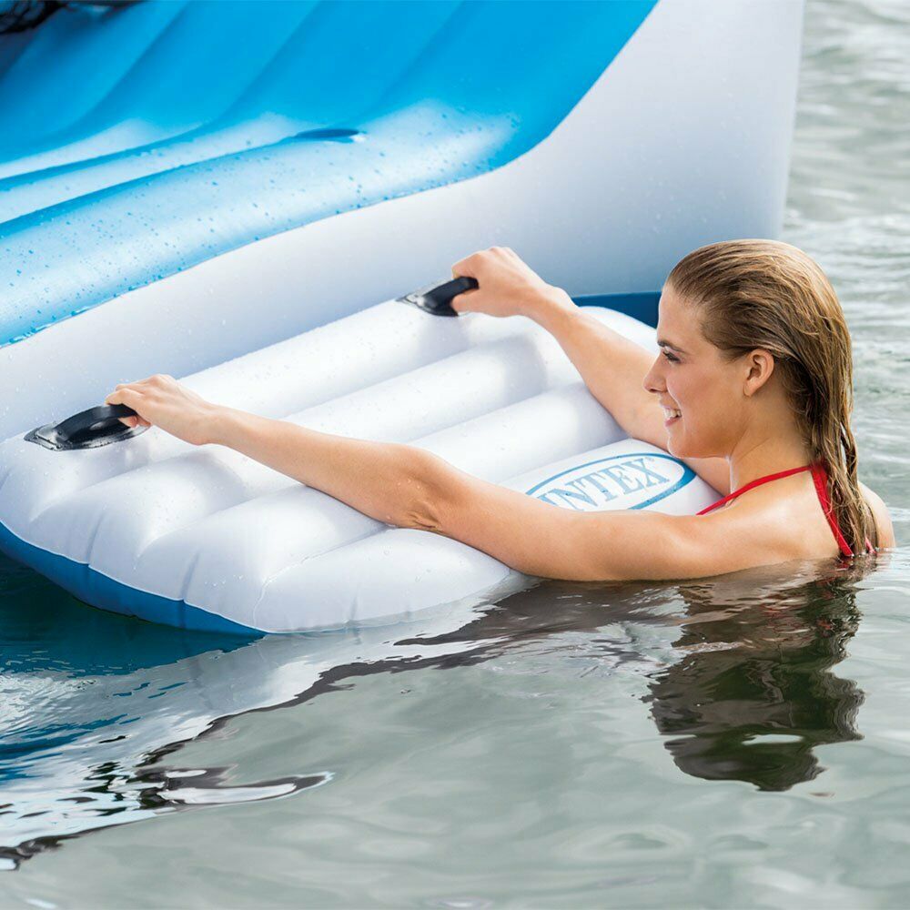 two person raft with cooler