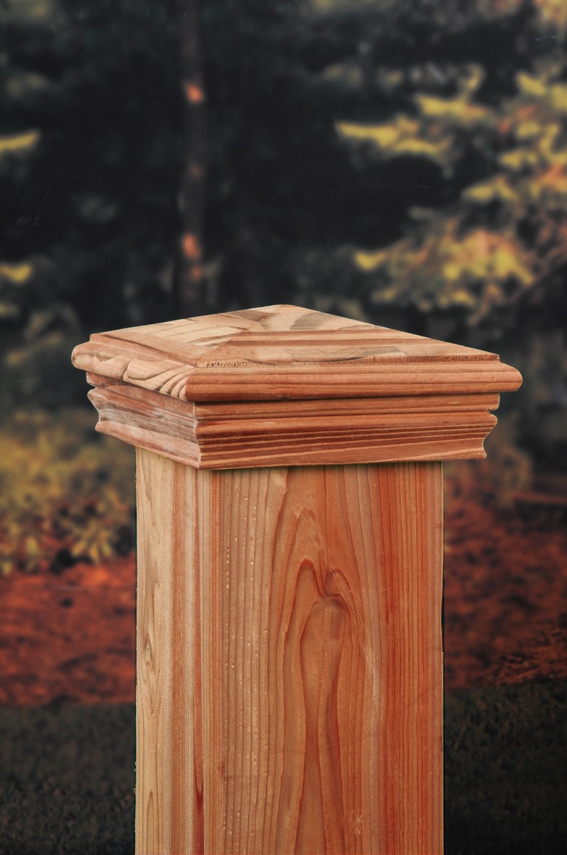 Deckorators 6x6 Newport High Pyramid Cedar Post Cap 90489087739 eBay