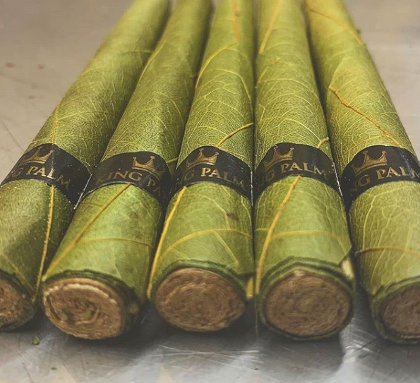 25 x King Palm Leaf Rolls Blunt Wraps ROLLIES Size 25 Pack and