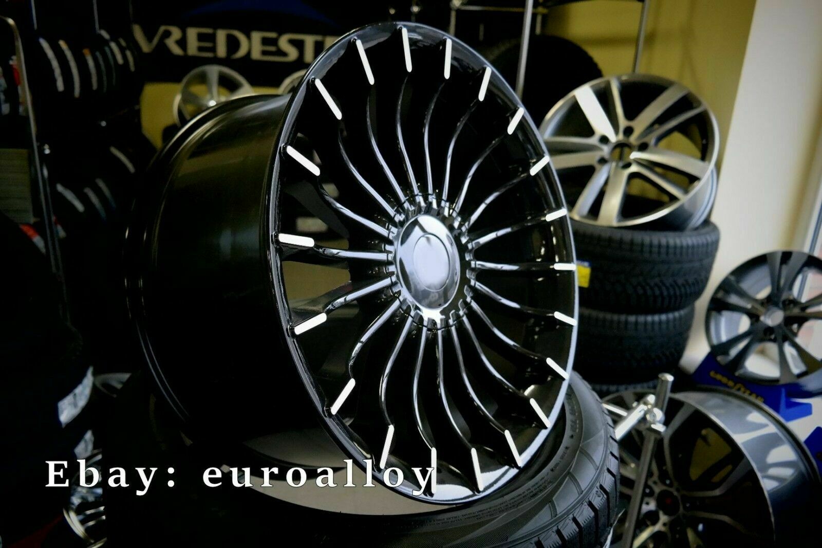 New 4x 21 inch ALPINA Style Rims For BMW 5 7 GT Black Concave Wheels Alloy New | eBay