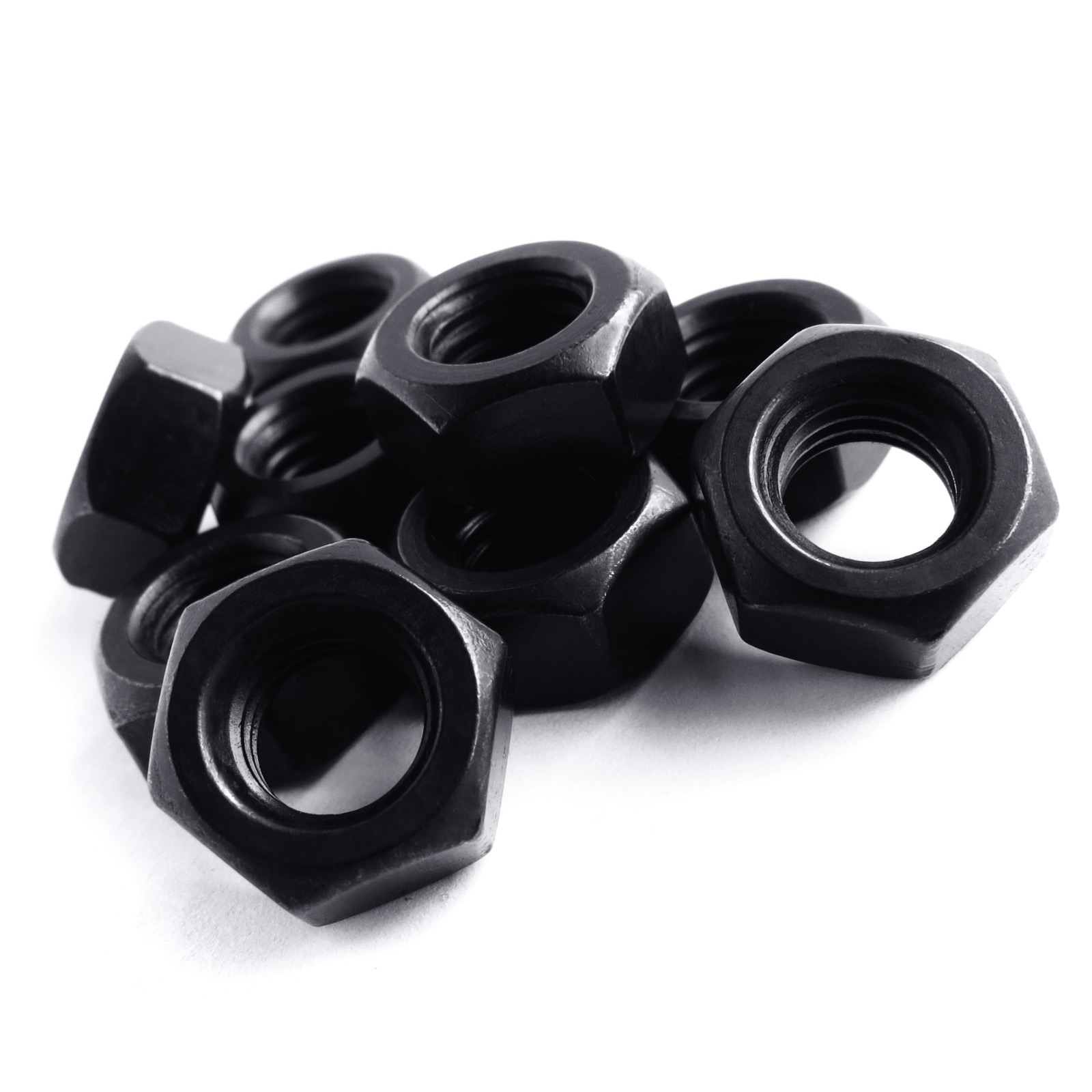 Black Stainless Steel A2 70 Full Nuts Or Dome Nuts M3 M4 M5 M6 M8 Ebay 